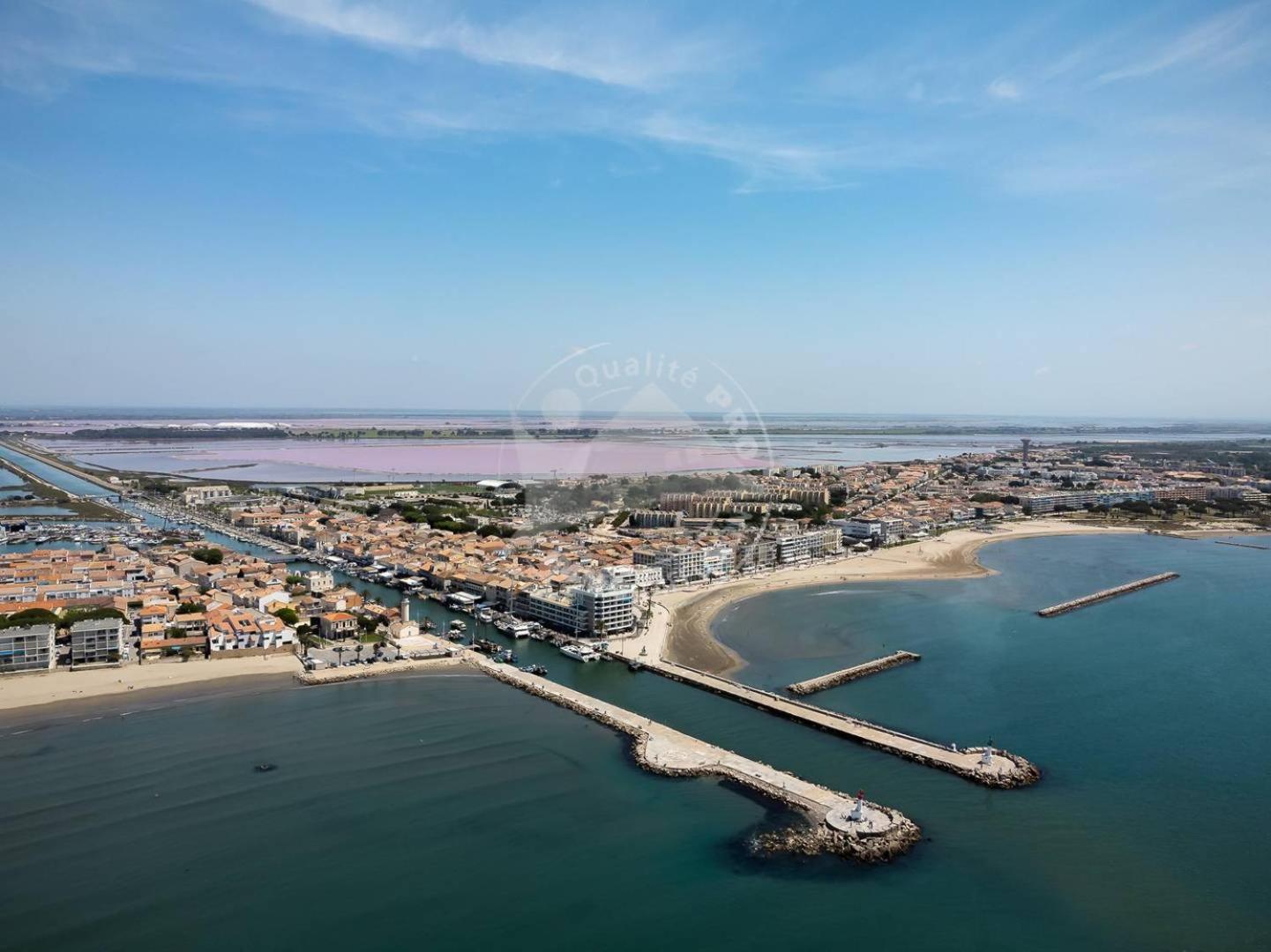 As21512 - Studio Cabine Vue Mer Laterale Avec Parking Prive A 20M De La Plage Le Grau-du-Roi Εξωτερικό φωτογραφία